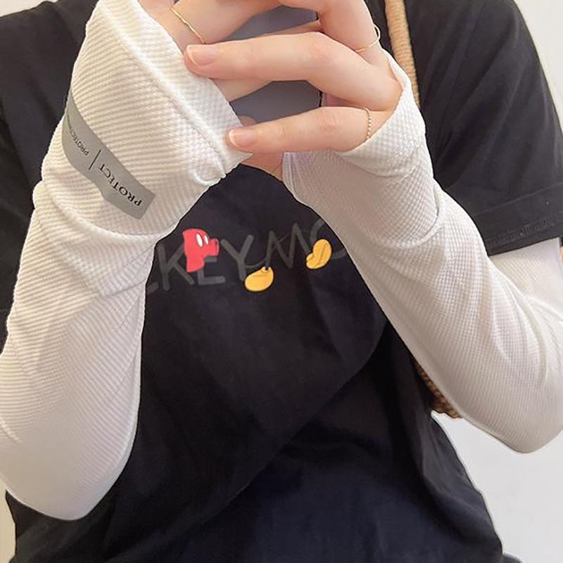 Tay Áo Băng Thấm Mồ Hôi, 1 Cặp, Chống Tia UV, Dành Cho Nam Và Nữ, Chống Nắng, Tay Áo Cánh Tay, Thích Hợp Để Đạp Xe Và Lái Xe, Tay Áo Cánh Tay 3