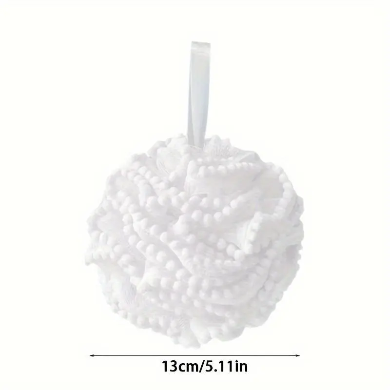 Cute Soft Shower Sponge, 1 Count Keratin Removing Shower Sponge, Essential Bathroom Accessory for Home Use, Personal 3