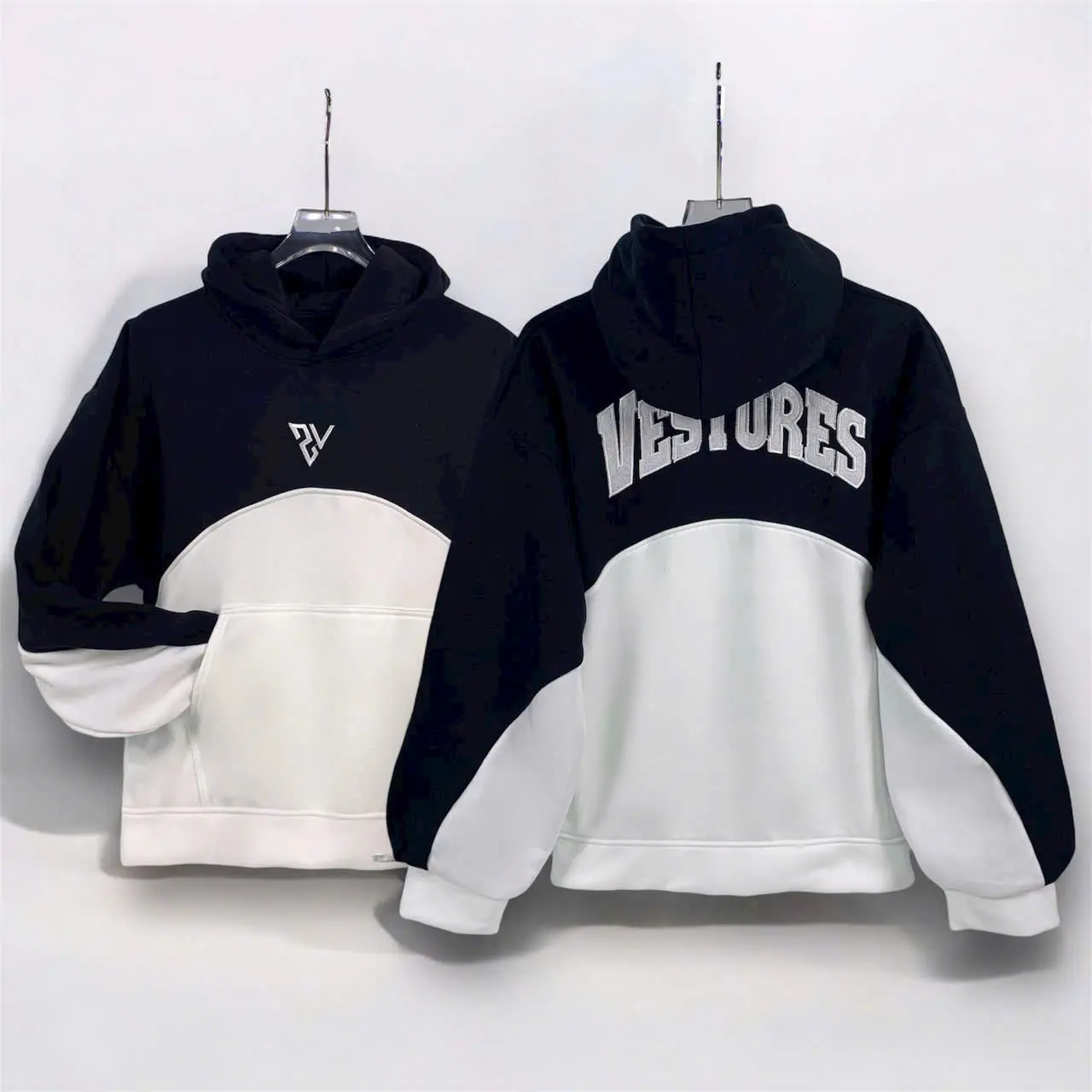 Áo Hoodies Nam Nữ Chất Nỉ Bông Có Nón Logo Thêu VESTURES Thời Trang Nón Rộng Unissex MODEE FASSHION.