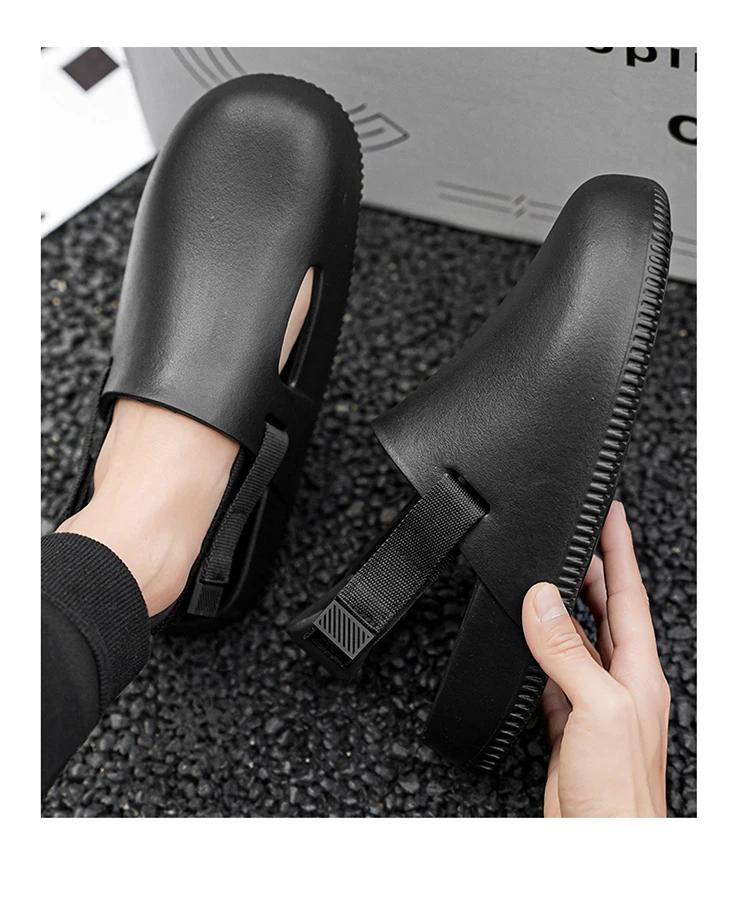 Product Introduction of Summer Men Platform Slippers Casual Outdoor Sandals EVA Slides Flip-Flops Beach Sandals Garden Shoes Comfortable Slippers Male 30