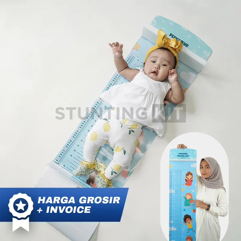 Pengukur Panjang Bayi SKY BLUE di Rumah/Infant Ruler/Pengukur Bayi/Kado Bayi/Infant Ruler/Panjang Bayi 4