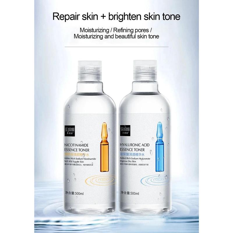 500ml  Large Capacity Essence Water Niacinamide Improve Dull Hyaluronic Acid Moisturize Dry Skin Facial Beauty Care Toner 9