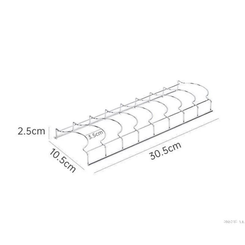 Product Introduction of 1PCS Stainless Steel Dish Rack Kitchen Dish Pan Plate Draining Rack Organiser 10
