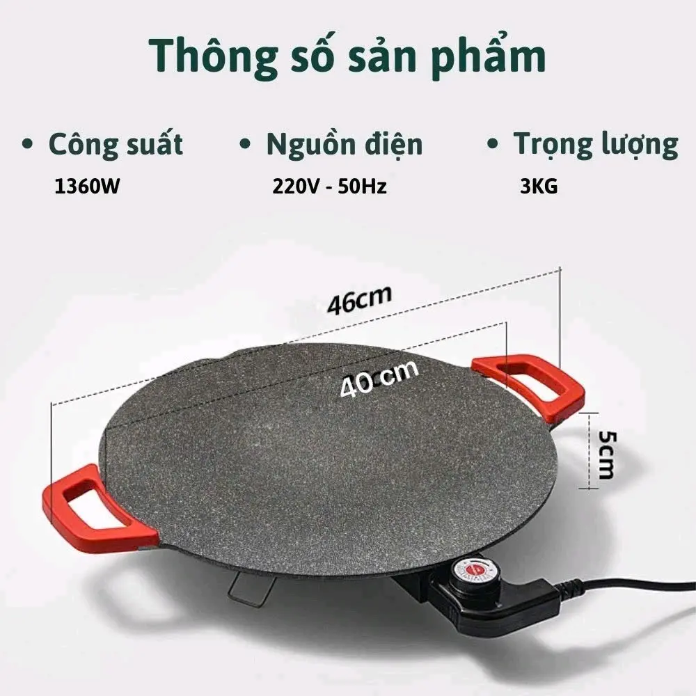 CHẢO NƯỚNG ĐIỆN CHỐNG DÍNH KHÔNG CẦN DẦU