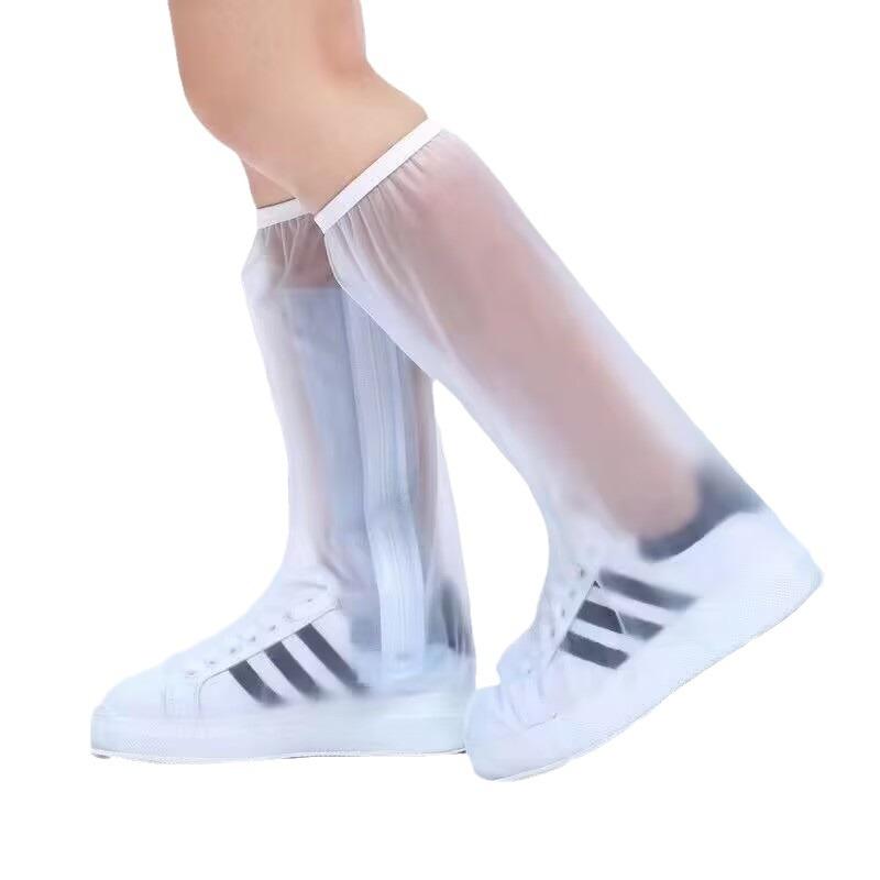 Ủng Bọc Giày Đi Mưa Chống Nước Chống Trượt Cao Cấp Cổ Cao Có Khóa Kéo Tiện Dụng Kiểu Dáng Thời Trang 6