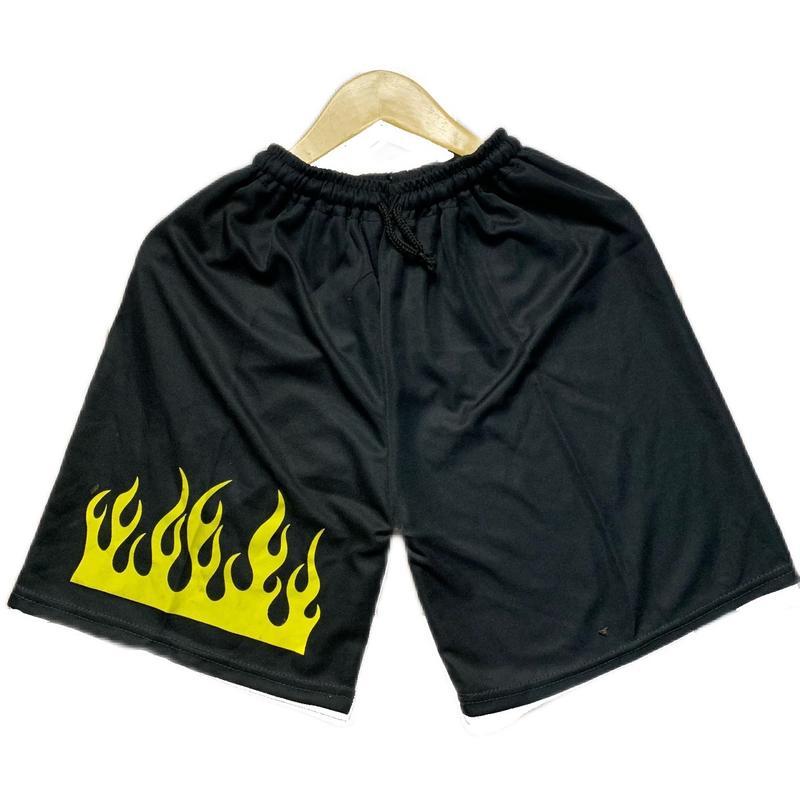Celana Pendek Motif Api Dewasa dan Anak | Celana Pendek Viral Shorts Surfing Pria Katun Distro Santai Wanita Boxer 4