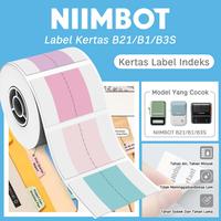 Gambar NIIMBOT B1/B2/B21/B1PRO/B2PRO/B21PRO/B31/B4/K3 Kertas Label Indeks untuk Tab Dokumen Kantor dan Arsip - Bulat Bergelombang‑34x34mm‑200 lembar dari NIIMBOT Indonesia Kab. Tangerang 1 Tokopedia