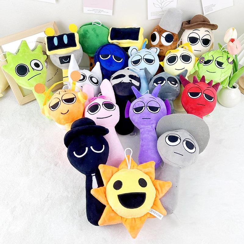 Product Introduction of Đồ Chơi Nhồi Bông Sprunki, Chủ Đề Trò Chơi Kinh Dị Incredibox, Thú Nhồi Bông Mềm, Thích Hợp Cho Sinh Nhật Và Giáng Sinh Của Trẻ Em, Tuyệt Vời Làm Quà Tặng 18