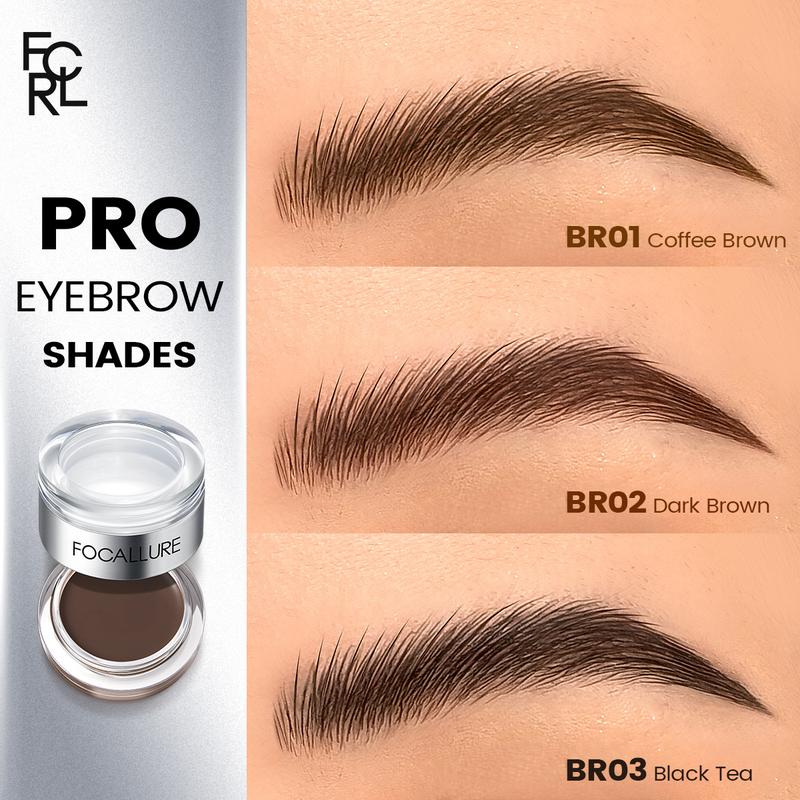 [Official] FOCALLURE Pro-shape Duo 2-in-1 Eyebrow Cream & Gel 3D 6