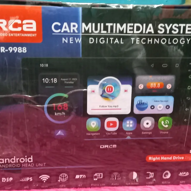 HEAD UNIT ORCA LAYAR 10 INADR-9988 New Standard Ram 4GB/128GB 2
