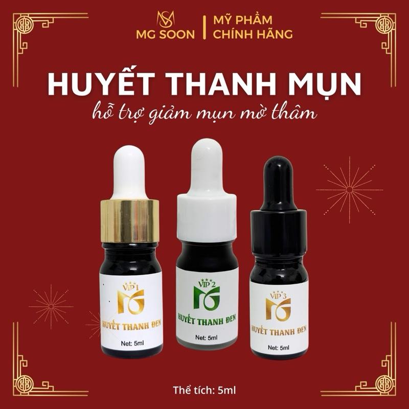 HUYẾT THANH MỤN 5ML - MG SOON - Hỗ Trợ Giảm Mụn Mờ Thâm Cho Làn Da Mụn Tinh Chất Giảm Mụn Serum Dành Cho Nam Nữ Da Mụn Skincare kem trị mụn và thâm
