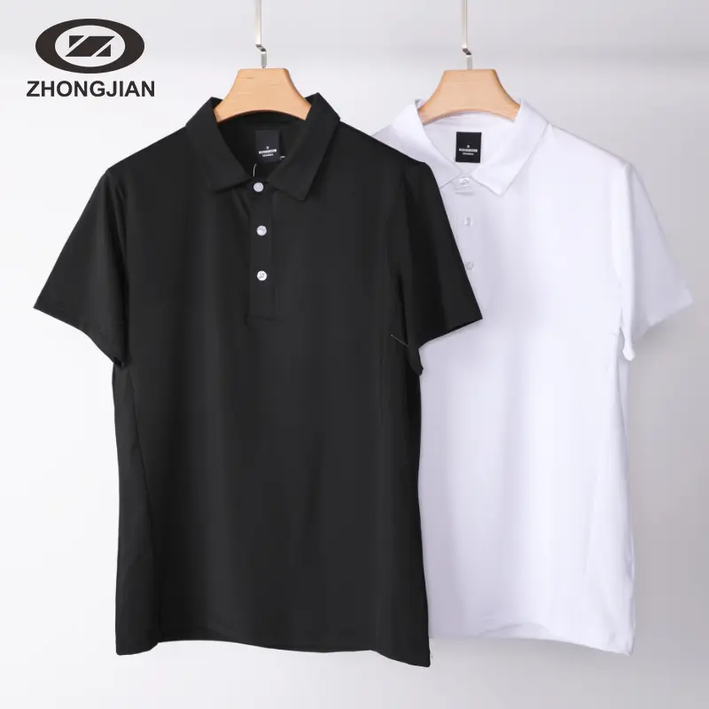 Áo Polo Trắng/ Đen Basic Thanh lịch Sạng Trọng Dễ Phối Chất Liệu Mềm Mại Thoáng Mát, Chống Nhăn.