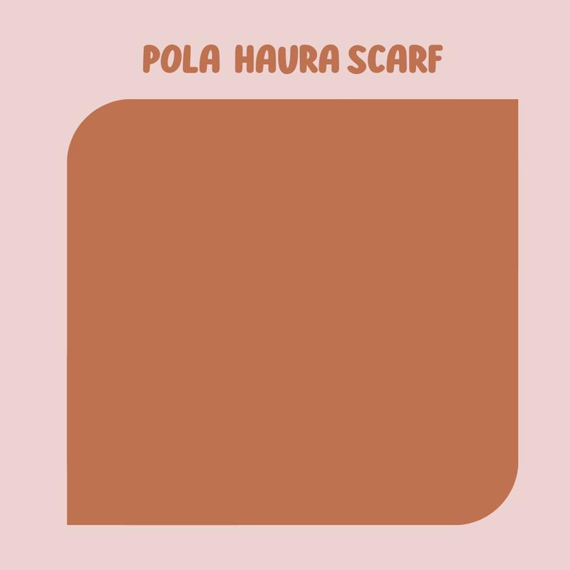 L HAURA SCARF HIJAB MALAY SYAR'I Empat Nyaman Oval Polycotton 9