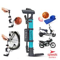 Gambar SPEEDS Pompa Angin Ban Sepeda,Motor atau Bola Portable Kokang Pompa Tangan 016-5 - -2 BIRU dari Calary Toys Kota Surabaya 3 Tokopedia
