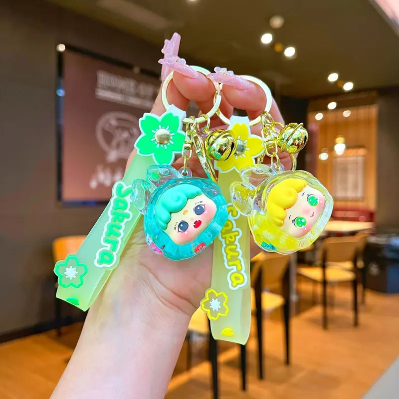 Dây Chuyền Chìa Khóa Cát chảy Thỏ Trong Mơ, Chất Liệu Acrylic, Mặt Dây Chuyền Cặp Sách Học Sinh, Ngọt Ngào Và Tự Nhiên, Móc Chìa Khóa, Phong Cách Ins, Thích Hợp Để Đồ Trang Trí Cho Bé Gái, Quà Tặng Cho Cặp Đôi Hoạt Hình 2