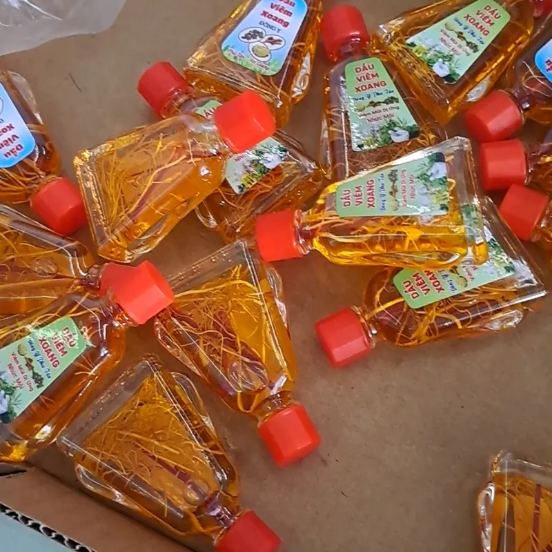 10 TẶNG 1 Combo DẦU VIÊM XOANG 10 CHAI 7ml rễ  hỗ trợ nhức mõi ngủ ngon chai to nóng thơm(tem xanh lá) 5