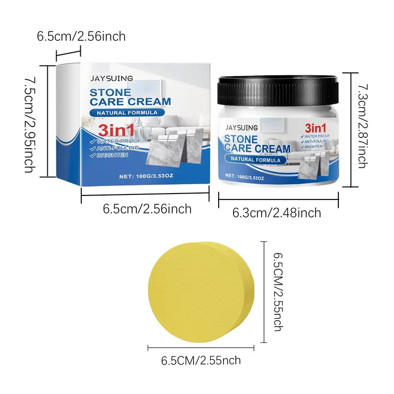 Stone Care Cream, Tile & Stone Maintenance Floor Refurbishment Cream, Floor Care Cream, Professional Paint Supplies & Tools 1