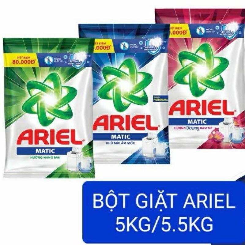 Bột giặt Ariel downy trắng sạch túi 5kg