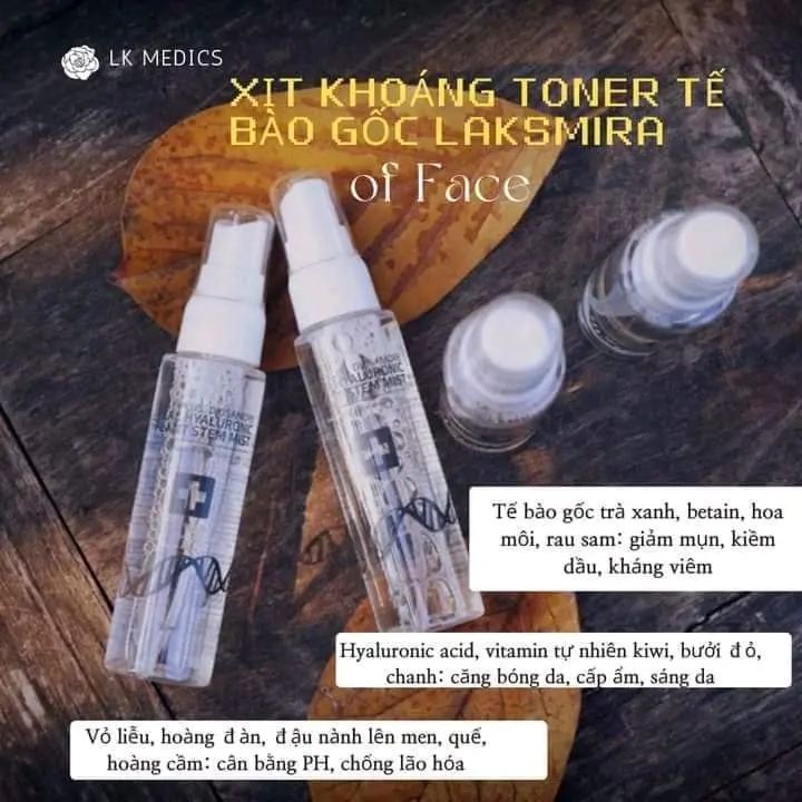 Xịt khoáng tế bào gốc ROP PLUS Diosamore lọ 50ml Axit hyaluronic Cấp nước ,Hàng chính ngạch Làm Đẹp Da