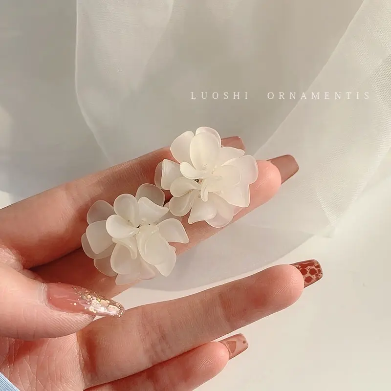 Mamoma.Things - Anting Tusuk Bunga Kelopak Tumpuk Korean Look [Alena] 5