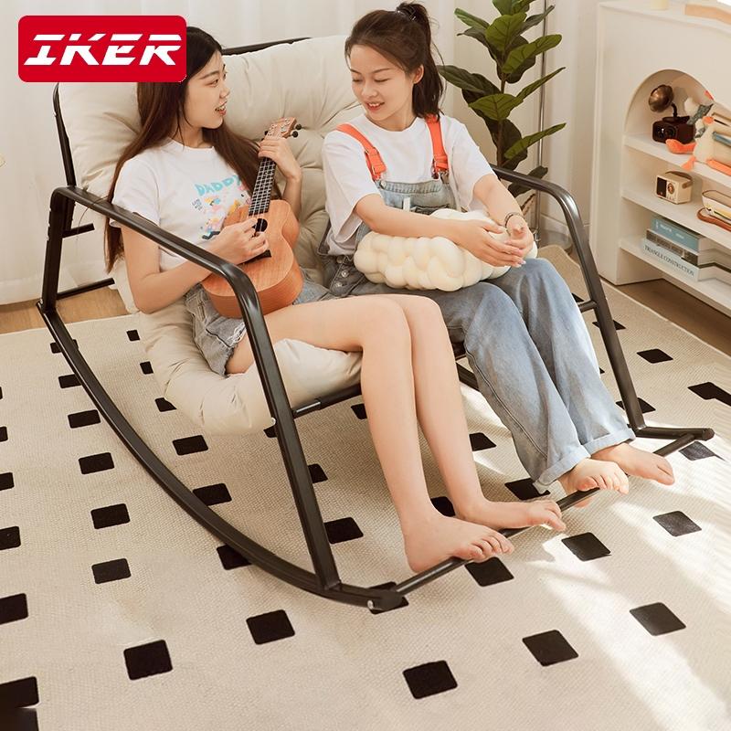  Ghế bập bênh đôi - ghế sofa - ghế lười có tựa lưng ghế bành ban công phòng khách 
