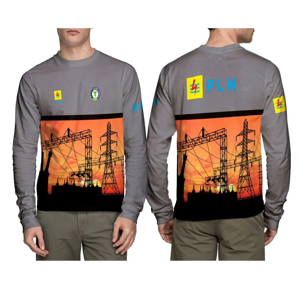 JUAL BAJU PRIA PLN TERBARU KEREN DESAIN