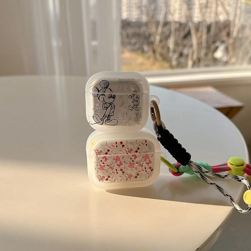 Product Introduction of Cute Cartoon Disney Snow White Alice Mickey Mouse Labubu Earphone Case For Airpods 4 1 2 3 Pro 2 Protective Soft TPU Cover 21