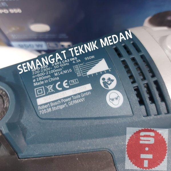 GPO950 MESIN POLES POLISHER POLISH MOBIL MODEL BOR 7 INCHI BOSCH GPO 950 0