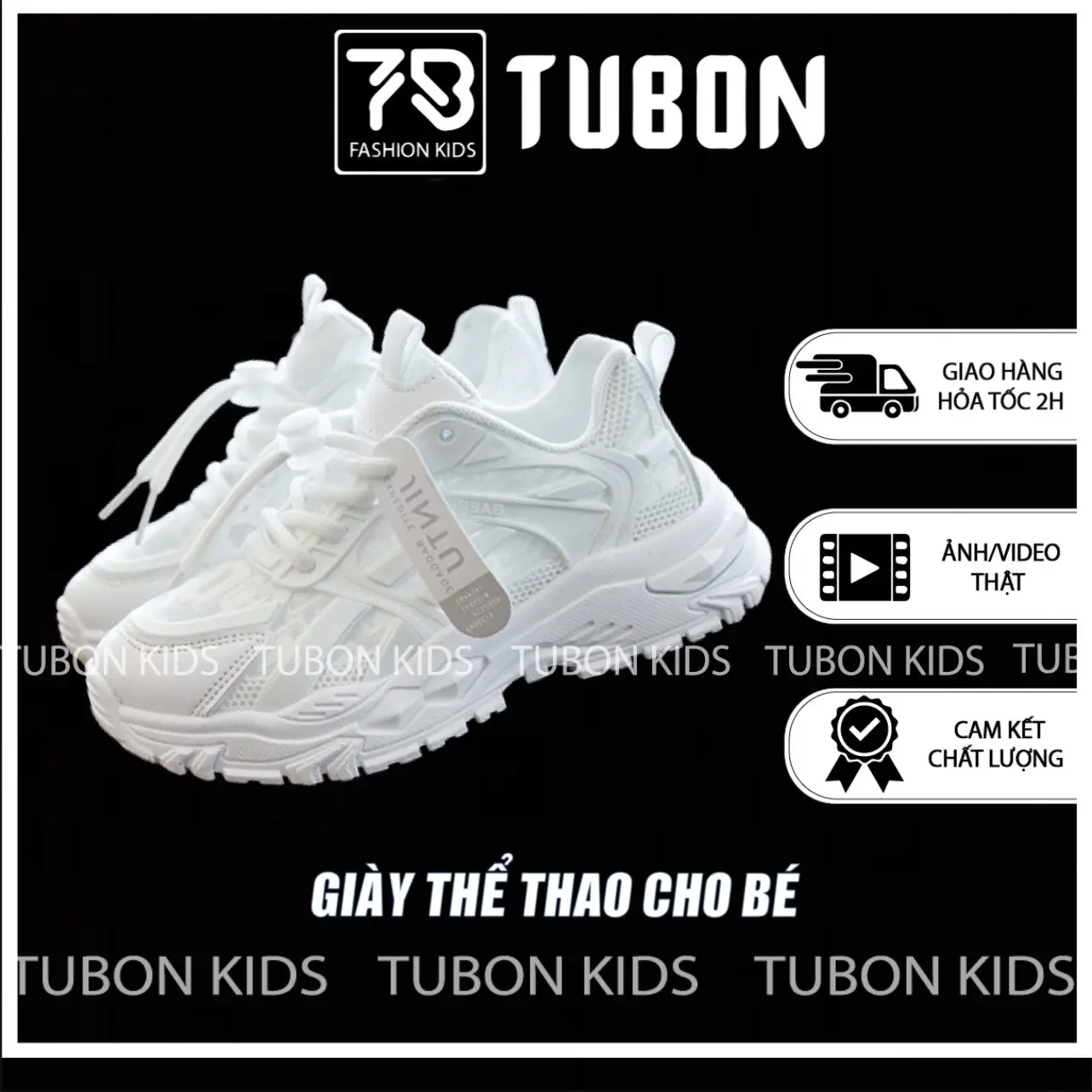 Giày Thể Thao Bé Trai Bé Gái,  JINTU Thời Trang, Chống Trượt, Mềm Nhẹ Êm Chân 3-10 Tuổi - G078