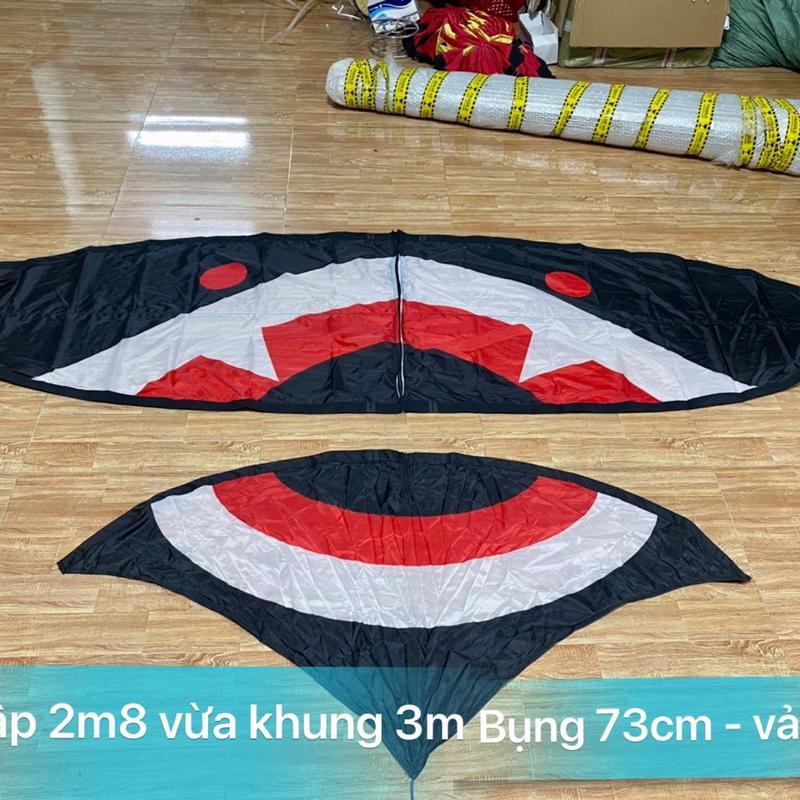 Áo diều lắp ghép - mẫu cá mập lựa chọn