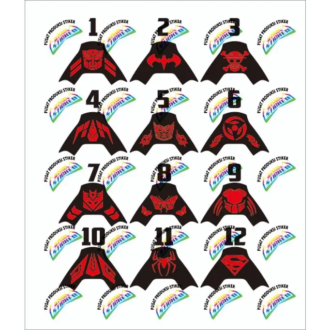 Stiker Stoplamp Beat New 2021 / Stiker Stoplamp Beat Street New / Stiker Stop'an Motor Beat / Stiker Stoplamp Beat Deluxe 1