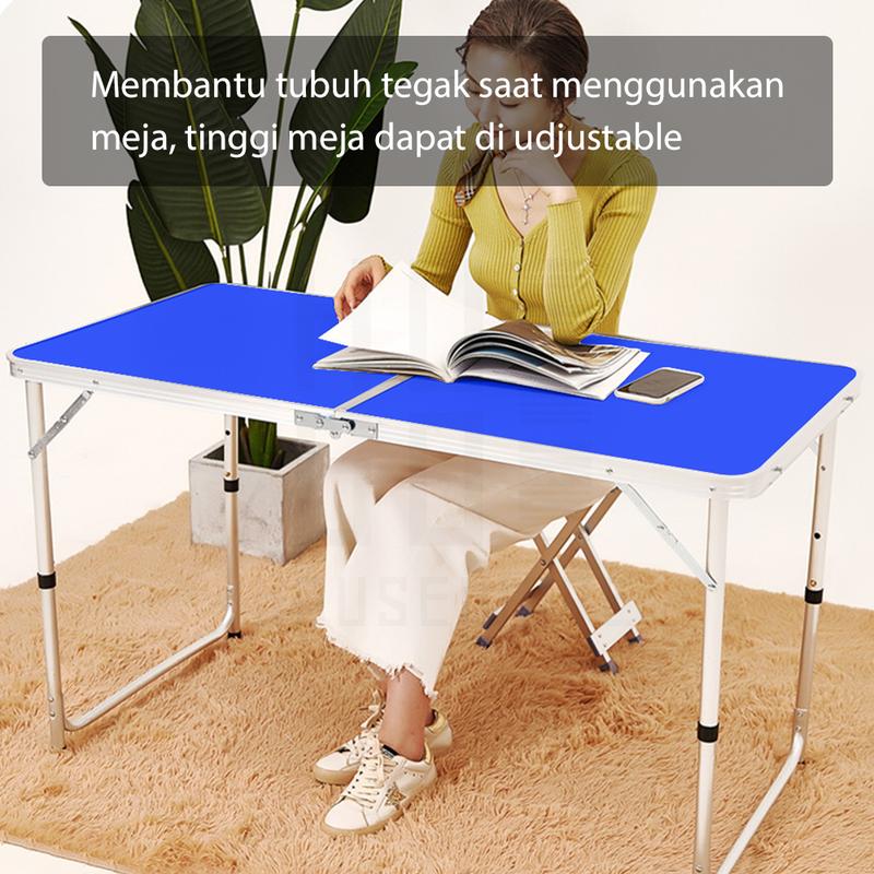 Product Introduction of HUGO Meja Makan Lipat Set Koper Meja Camping Outdoor Portable Multifungsi 36