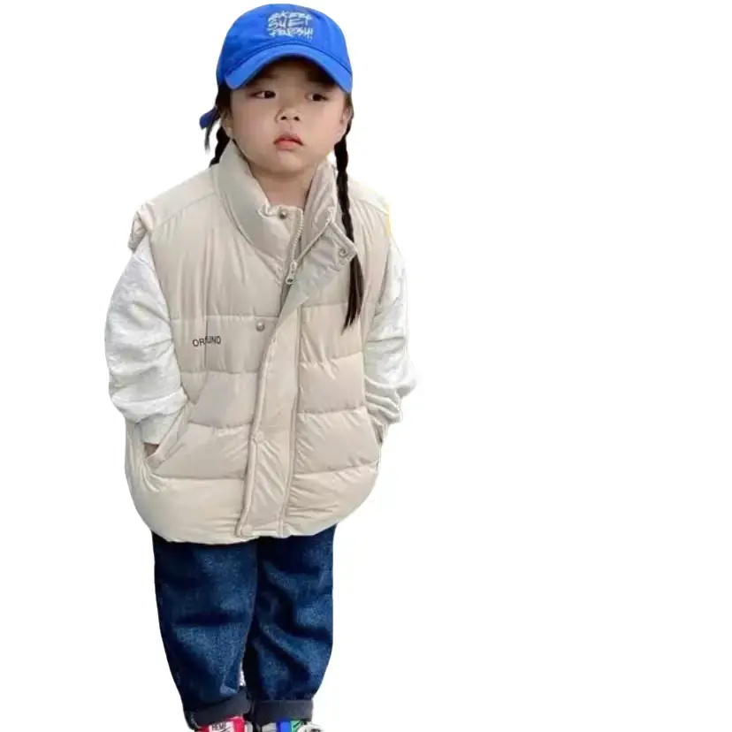 ÁO Phao Gile siêu nhẹ cho bé trai, gái (8-22kg) 2 lớp gió phong cách Hàn Quốc Jean