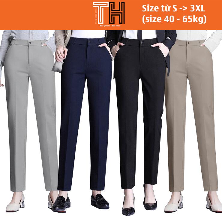 Quần tây công sở nữ kiểu mới vải cotton cao cấp nhiều màu