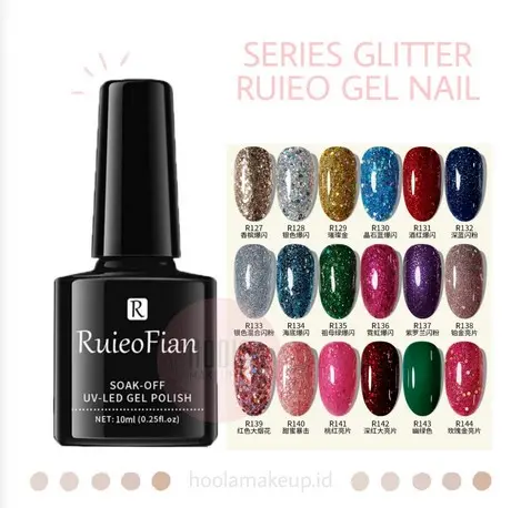 SERIES GLITTER - RUIEOFIAN Gel Polish 10ml Series Solid Color , Glitter, Cat Eye color uv led soak off gel polish kutek gel