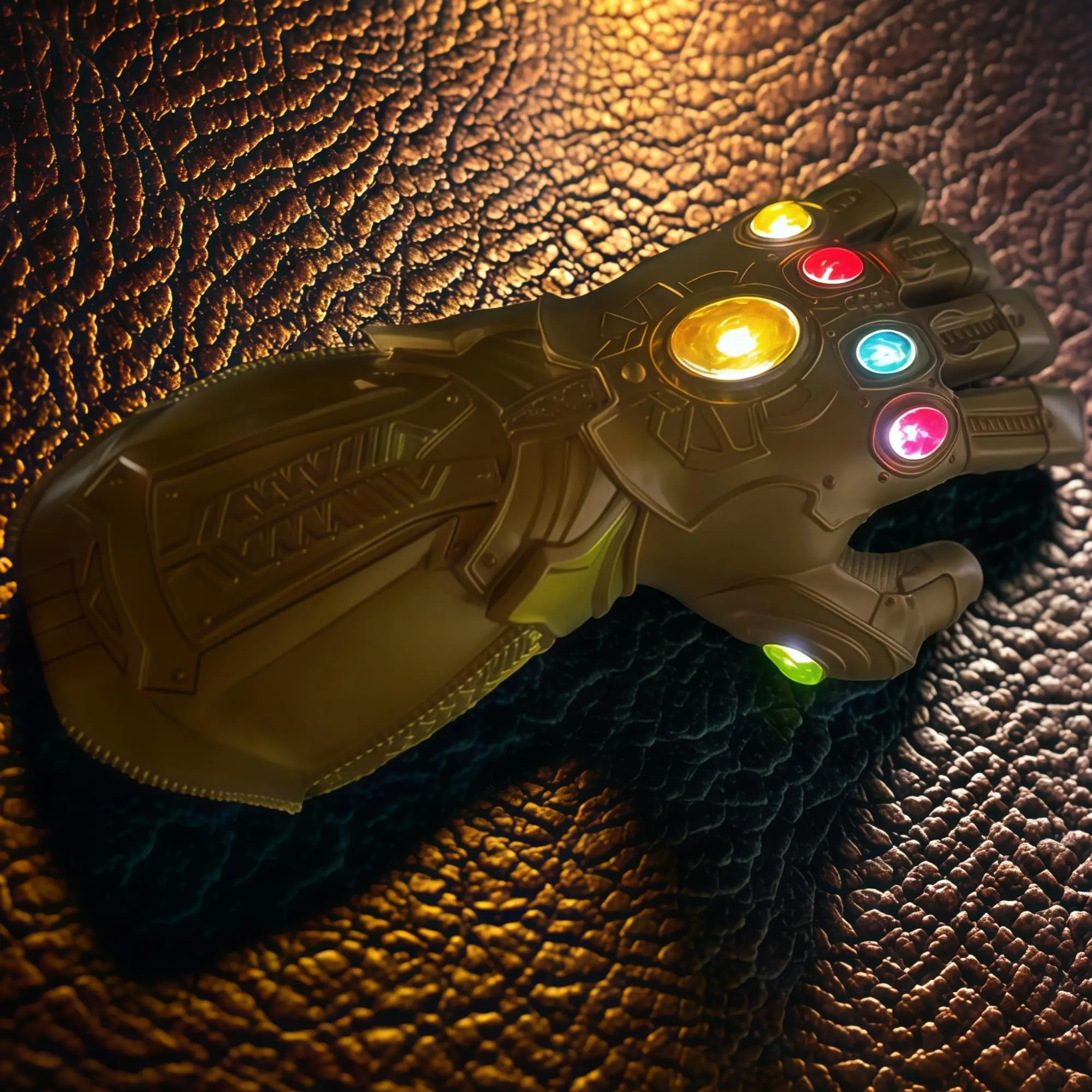 LED Light Gauntlet, 1 Count/2 Counts Creative Glow in The Dark Fist Gauntlet, Cosplay Costume Accessories for Party, Masks
