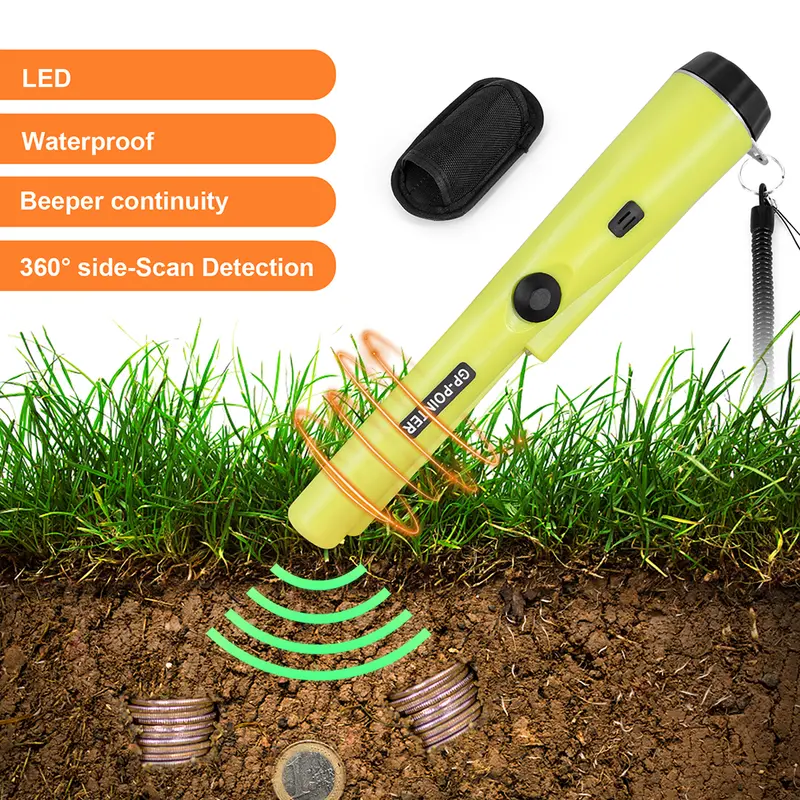 Máy Dò Định Vị cầm tay, Nhẹ và Cầm Tay Máy Dò Kim Loại Độ Sâu, Định Vị Chính Xác, Dụng Cụ Chuyên Nghiệp, Quét Bên 360 Độ 0
