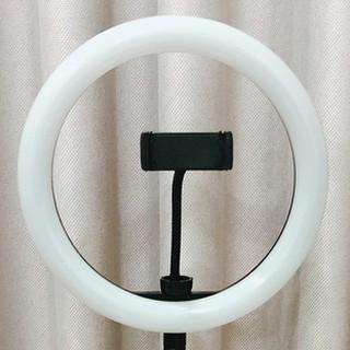 Bộ Phụ Kiện tripod + đèn led  3 chế độ (26cm), kèm kẹp điện thoại hỗ trợ ánh sáng livestream, quay video, Selfie chụp ảnh 8
