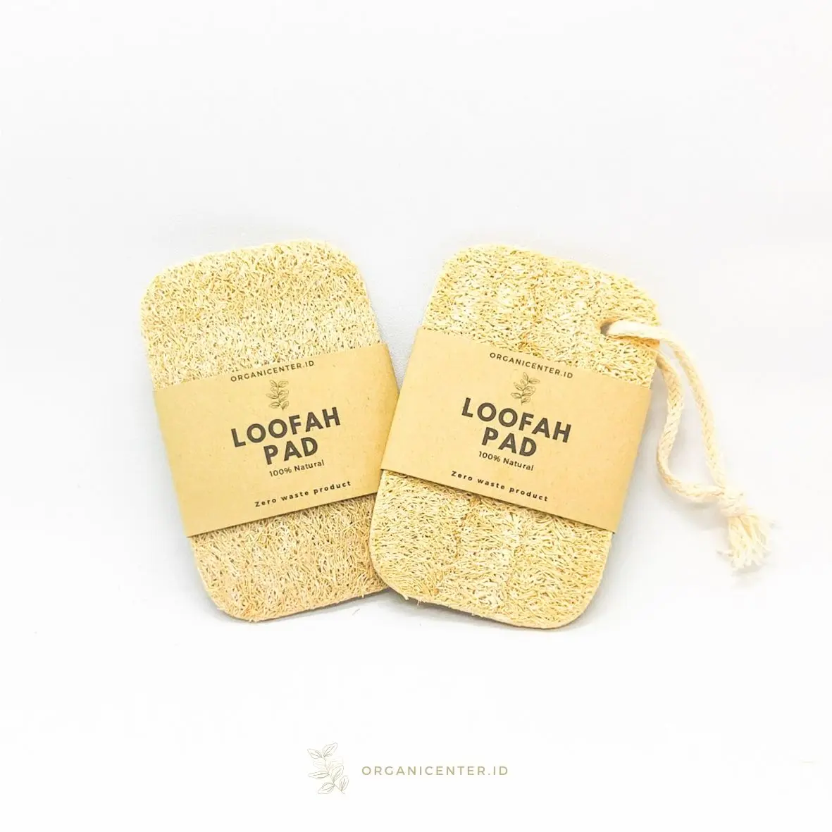 Loofah Pad Organicenter / Spons Gambas Natural Alami /  Sabut Cuci Piring / Oyong Kering Zero Waste