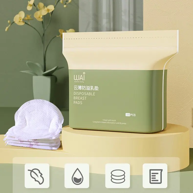 ￼Miếng lót thấm sữa WAI siêu thấm chống tràn, túi 50, 100 miếng Sociu kid shop