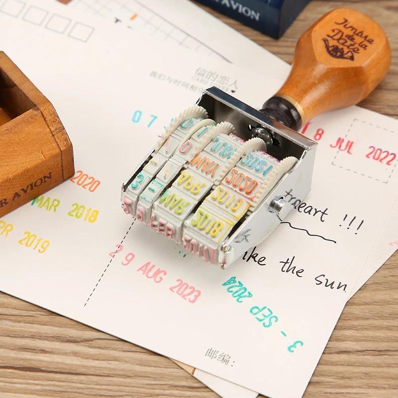 Product Introduction of Tem Kế Hoạch Ngày Tháng Cổ Điển, Tem Nghệ Thuật Cá Tính Retro Để Làm Sổ Lưu Niệm, Tem Trong Suốt, Nhật Ký Trang Trí, Đồ Dùng Văn Phòng 6