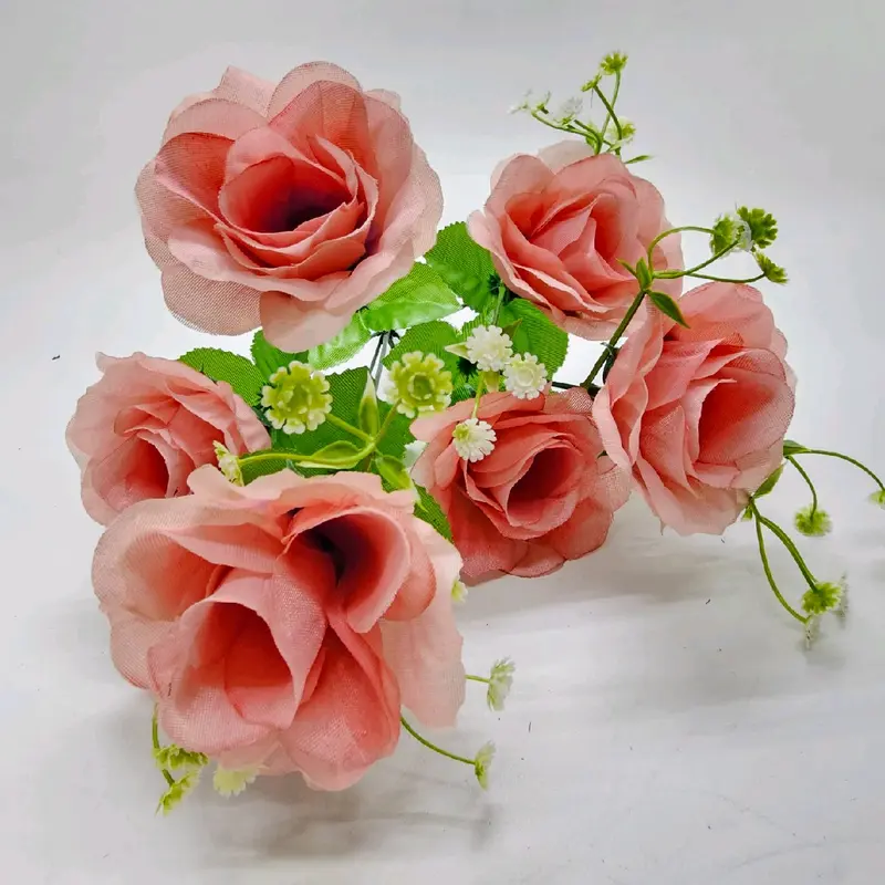 WANFLOWER Bunga Mawar Luna X7 Decoration Wedding 8