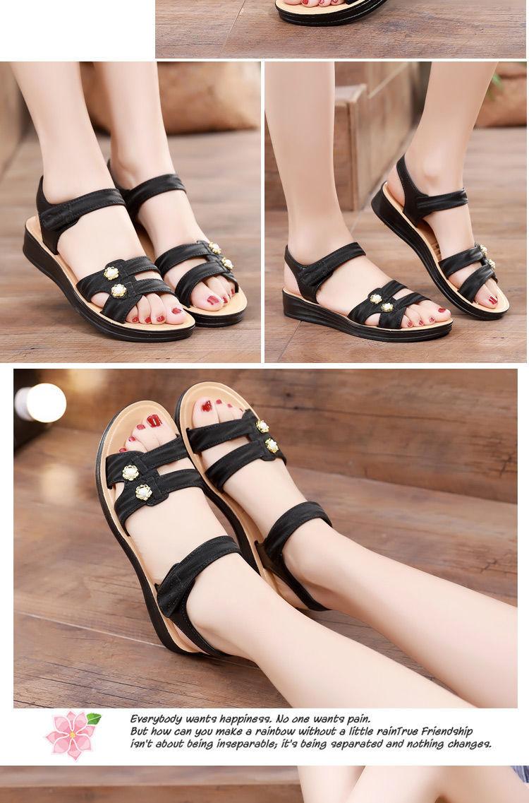 Product Introduction of Dép Cho Mẹ TRUNG NIÊN, Thời Trang Ngoài Trời, Quai Dán, Thích Hợp Cho Phụ Nữ TRUNG NIÊN Và Cao Tuổi, Giày Bà, Hàng Mới Về Mùa Hè 2024 8