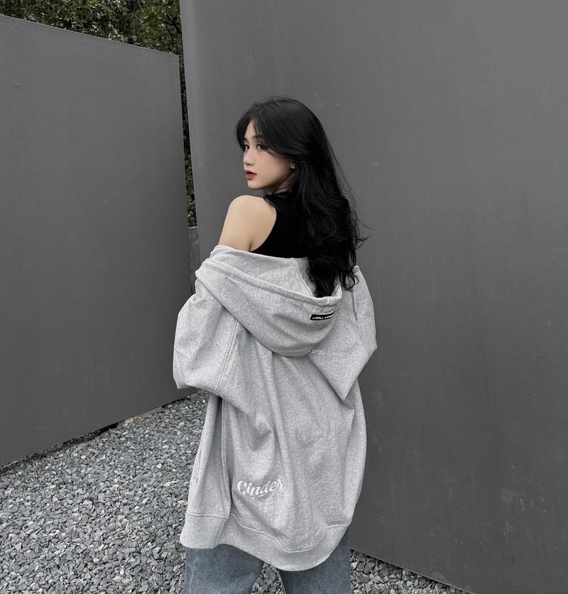 Product Introduction of Áo Hoodie Zip Alphabet CINDER, Áo Khoác Local Brand Menswear Dài Tay 42