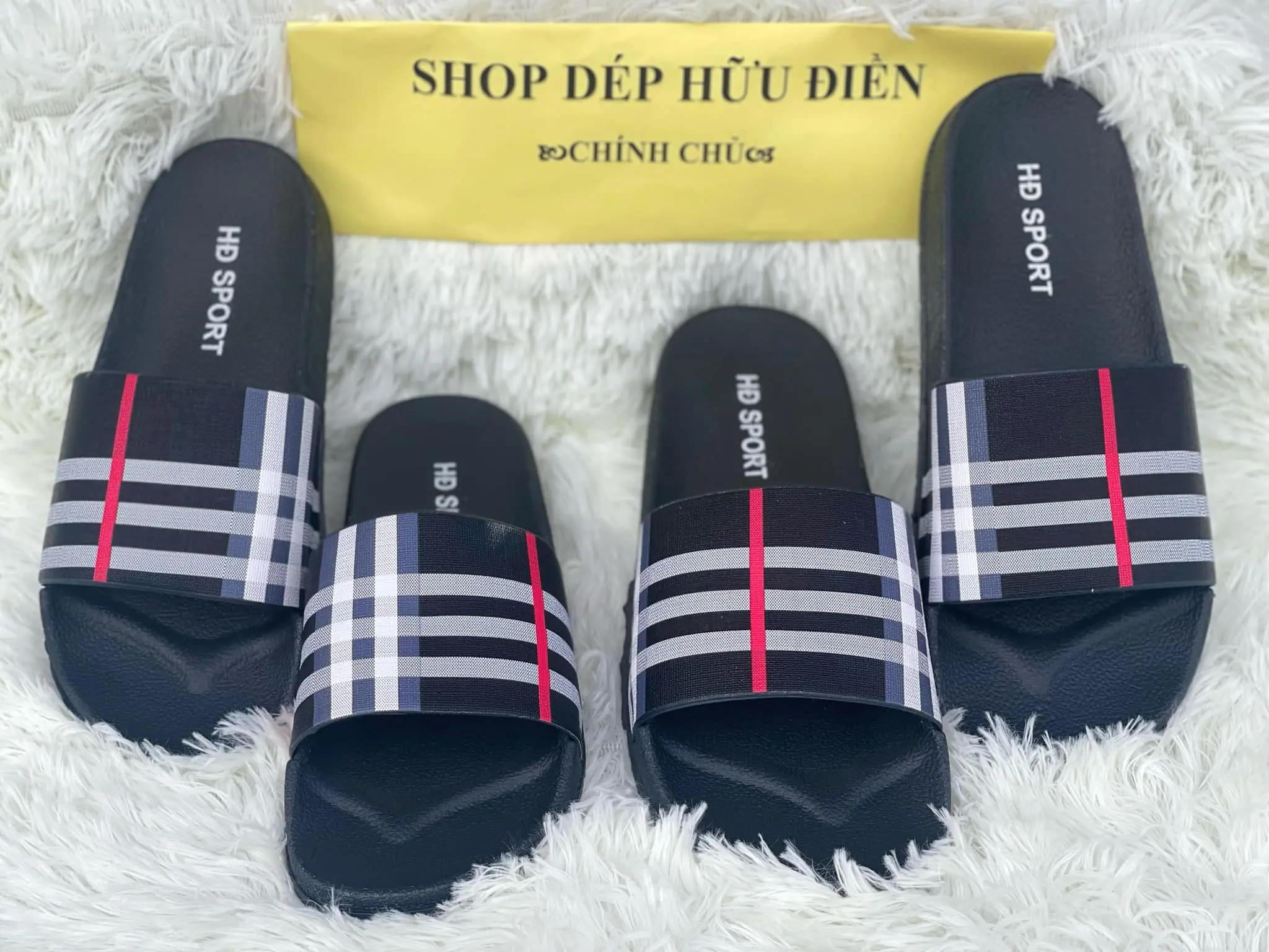 Dép Nam Nữ Quai Ngang Đế Bằng Không Dán Keo Slipper DéP