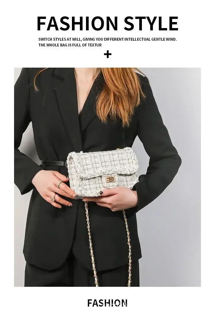 Product Introduction of Fashionable Women's Bags Chain Small Bags Crossbody Bags High-end Design Handbags Exquisite Gifts 7