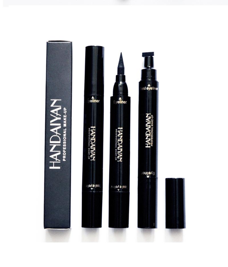 Product Introduction of Handaiyan Triangle Stamp Liquid Eyeliner | Waterproof, 24H Smudge-Proof & Quick-Dry | 2-in-1 Winged/Cat-Eye Stamp Design | Beginner-Friendly, Party/Stage Ready | TikTok Viral in Singapore #SGBeautyHack (Beauty Hack Alert!) 22