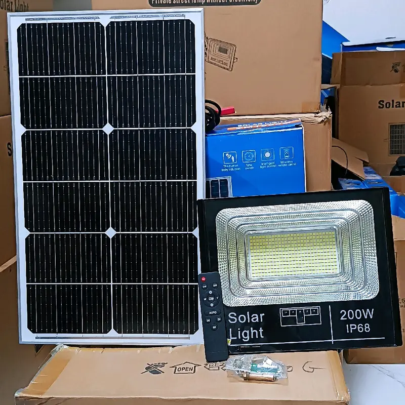 Đèn năng lượng mặt trời 200w-300wcao cấp tấm pin mono 35w 5