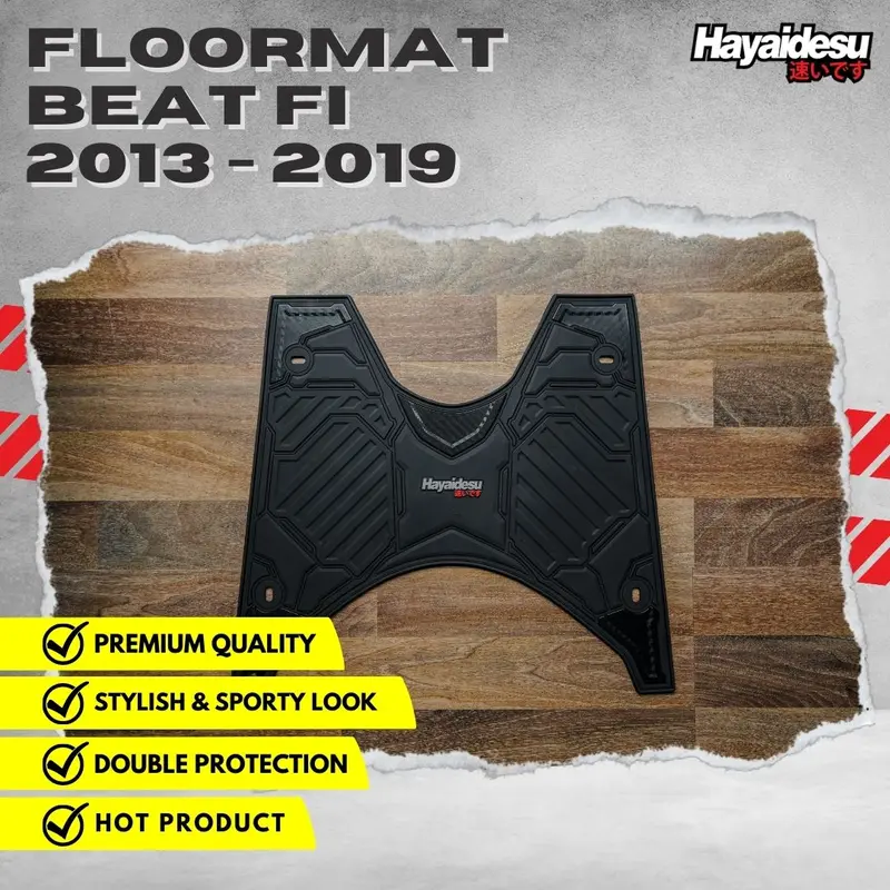 Hayaidesu Beat FI 2015-2019 Karpet Motor Floor Mat - Premium Quality 0