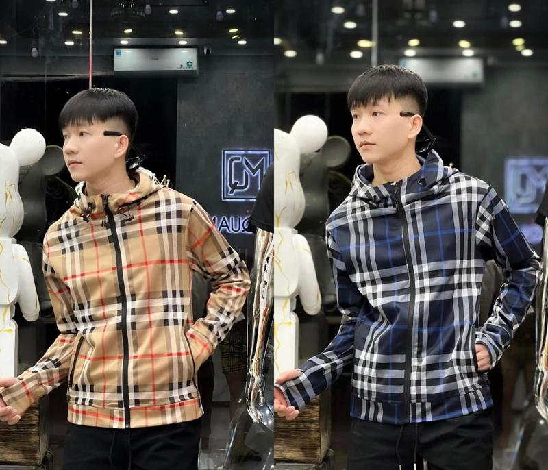 Áo khoác Nam Nữ phối sọc chất vải dệt co giãn 4 chiều cao cấp-Gin Chuyên Sỉ Menswear